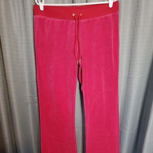 Juicy Couture Magenta velour pants